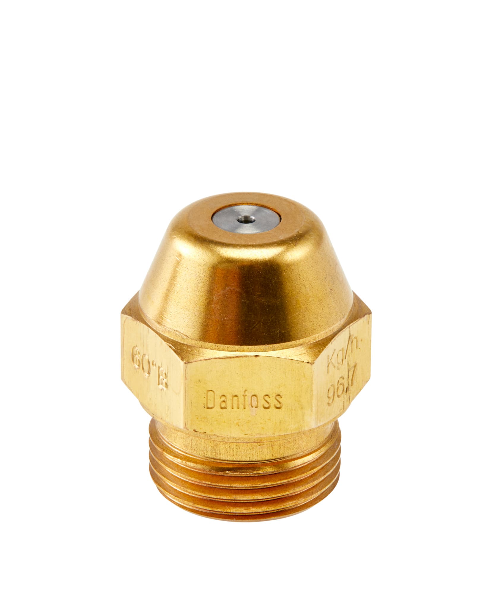 Danfoss 030B8501 Oil Nozzle OD B 45 Degree Semi solid