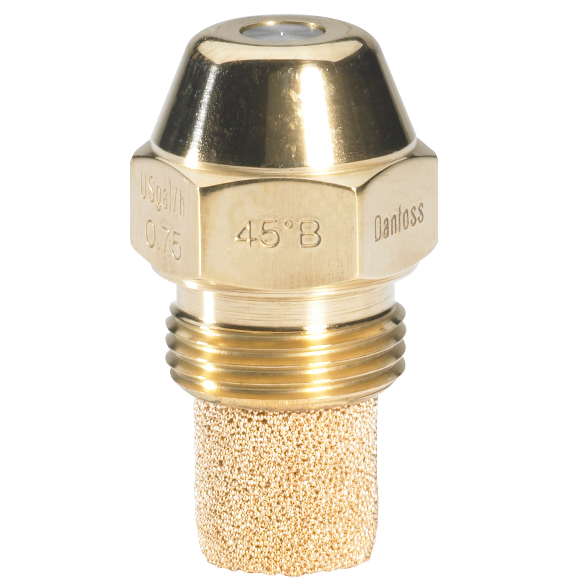 Danfoss 030B8518 Oil Nozzle OD B 45 Degree Semi Solid